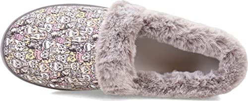 Skechers Skechers BOBS Women's 113478 Slipper, Grey Multi, 8