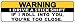 StickerTalk Warning I Drive a Stick Shift Youre Too Close Magnet, 10 inches by 3 inches