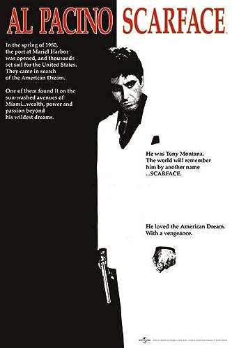 Pyramid International PP30091 - Póster (61 x 91,5 cm), diseño de la película Scarface