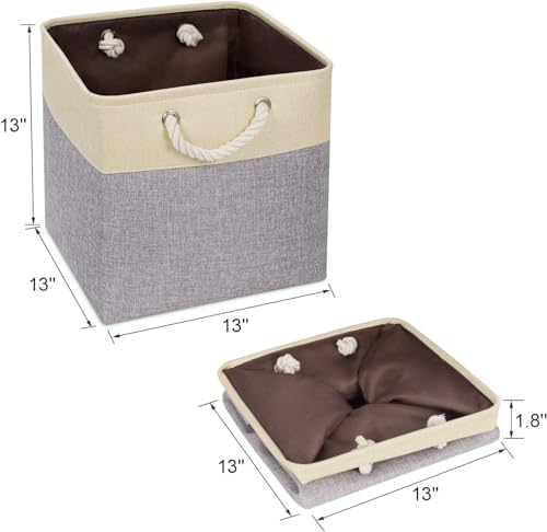 Paniers de rangement pliables haut de gamme pour vêtements et armoire - 5