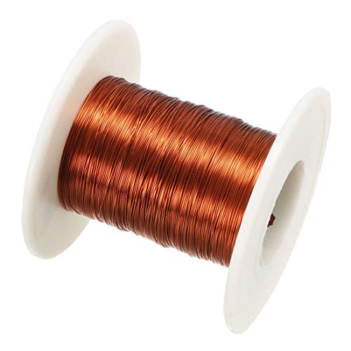 Magnet Wire, Enameled Copper Wire, 18 AWG, 2.5 Lbs, 503' Length, 0.0415