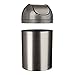 Umbra Mezzo Swing-Top Waste Can, 2.5-Gallon (9 L), Brushed Nickel/Silver