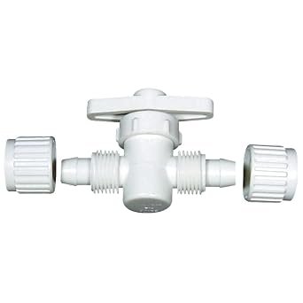 Flair-It Sales 16880 Plastic Straight Stop Valve, 0.5 Size