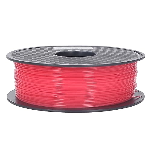 Filamento PLA 1.75mm para Impresora 3D, Cambio de Color de Rojo a Blanco con Alto Brillo, Resistencia y Suavidad para Impresión 3D Estable, Sin Burbujas o Grietas, Velocidad de Imp