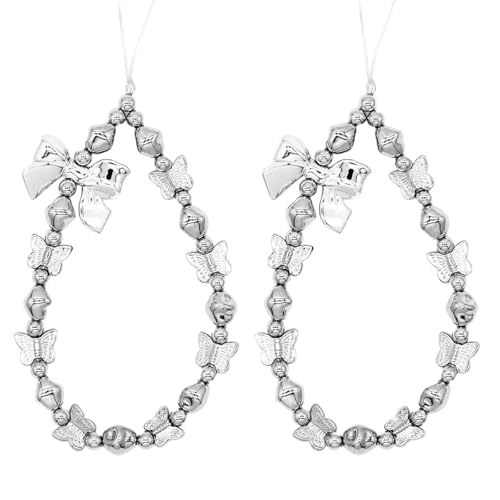 IAIHBBLY 2 PCS Cute Phone Charm Keychains Crystal Beaded Bear Cell Charms...
