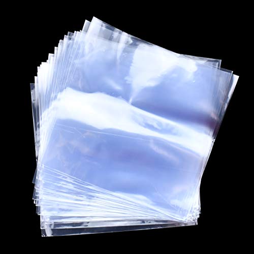 Image of Enenes 300 PCS 6 x 6 Inch Shrink Wrap Bags, Clear Polyolefin Heat Shrink Bags for Soap Bars, Candles, Bath Bombs, Homemade Treats, Gifts and Crafts