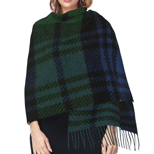 Tartan Pattern Imitation Cashmere Tassel Scarf Winter Scarf Autumn Softest Classic Warm4