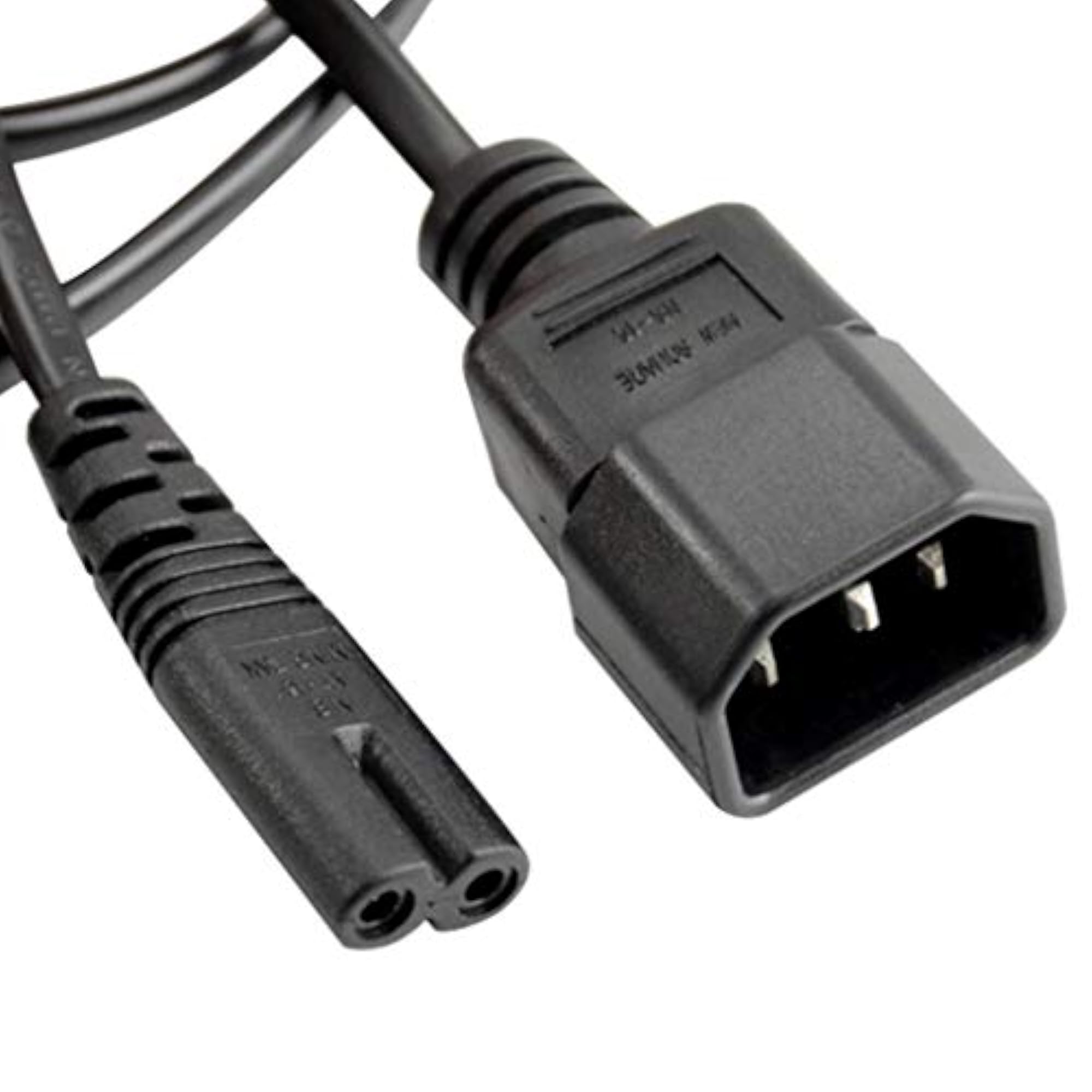 IEC 320 C14 to C7 AC Power Supply Cord