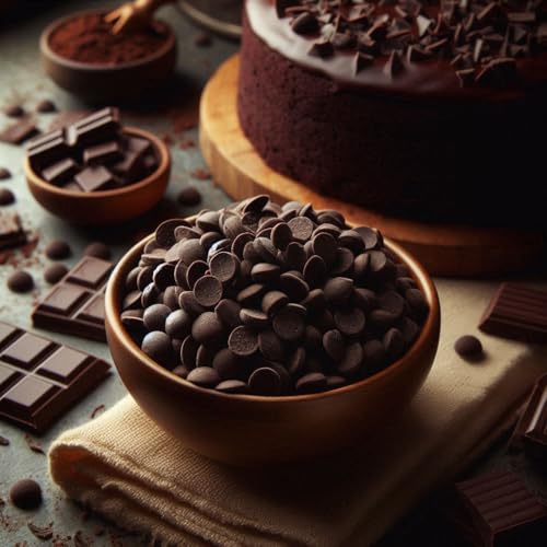 Image of Aromatic La Dark Choco Chips-Premium Quality,Rich Flavor|Perfect For Baking,Desserts,And Snacking|500G Pack|Enhance Your Cakes,Cookies,And More