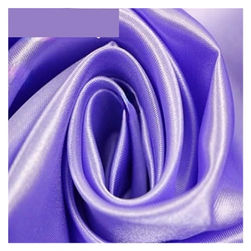 Tissu satin charmeuse pailleté violet clair 150x100cm pour fond et doublure DIY