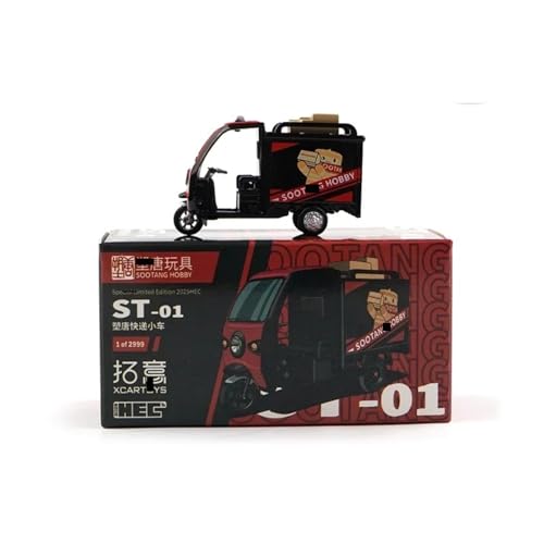 Modelo Miniatura Vehículo Tang Express 1/64 Rojo miniatura 2