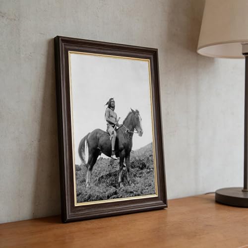 Impression sur toile Nez Perce à cheval de 20x30 cm pour décoration murale