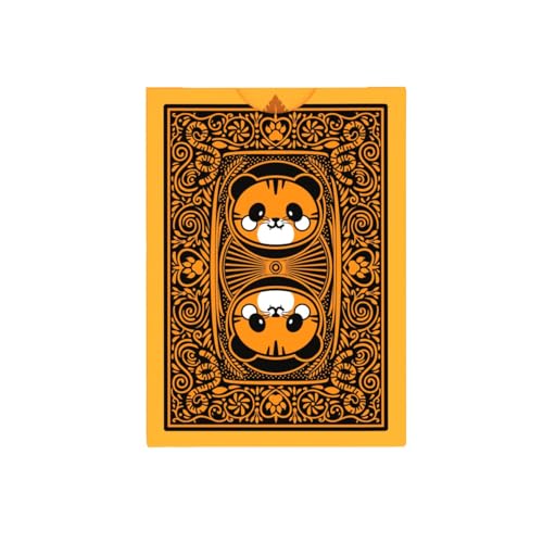 Image of Bicycle Tiger Playing Cards - Cute and Collectible Bengal Tiger Inspired Toys Deck of Card Game for Family Game Night