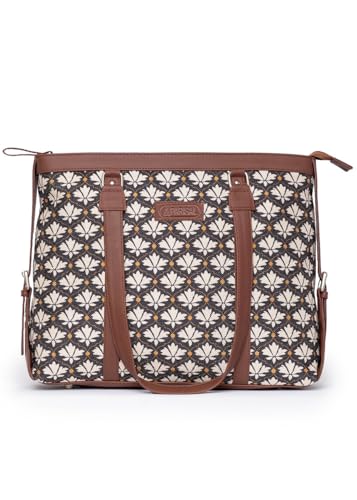 Image of Stylish Tote Bags for Office Use | Laptop Bag 15.6 inch | Purse for Women | Vegan Leather Handbag | Daily & Travel Use |