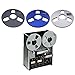 QMQJIA Metal Takeup Reel Opening Machine Parts 3 Hole 1/4 10 Inch Empty Reel for Reel to Reel Tape Recorder 10 Inch Opening Machine