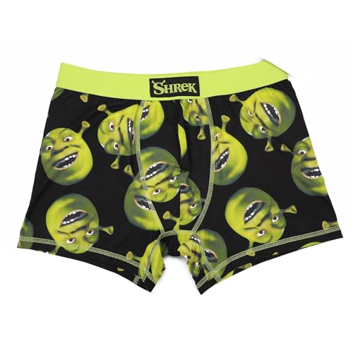 Bioworld Shrek Donkey & Shrek Character Print Men's 3-pack Boxer Briefs4