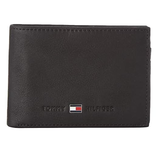 Tommy Hilfiger Johnson Mini CC Flap Coin Pocket, Cartera Unisex-Adult, Negro (Black), OS