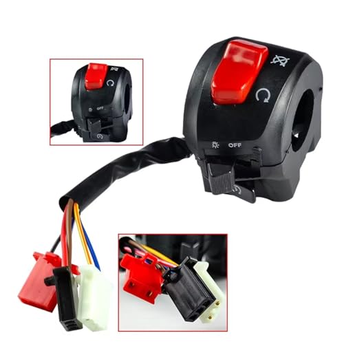 Commutateur de guidon de moto pour Yamaha Wave - Commande électrique de remplacement - 4
