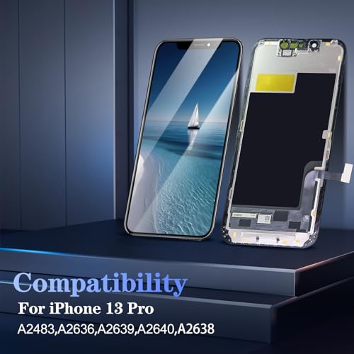 Écran pour iPhone 13 Pro avec True Tone programmable et numériseur de 6,1" - 2
