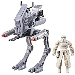 ハズブロ（Hasbro）STAR WARS スター・ウォーズ／マンダロリアン・アンド・グローグー アクションバース AT-RT & インペリアル・ドライバー、アクションフィギュア＆ビークル、4 歳以上の男児・女児共用おもちゃ G2840 正規品
