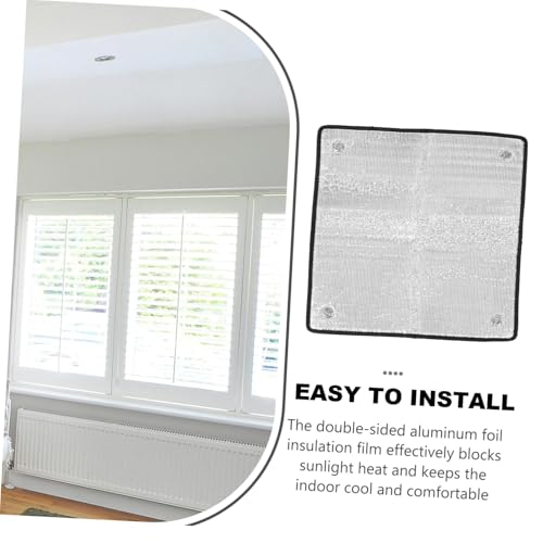 Película aislante para ventana de aluminio doble cara 50x50 cm miniatura 3