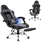 COLAMY – COLAMY Gaming Stuhl, Computer Stuhl mit Fußstütze und Lenden