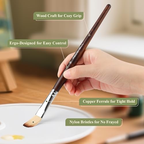 Image of REDSHELL 26pcs Paint Brush Set, Acrylic Oil Painting Brushes for Artists