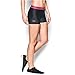 Under Armour Women's HeatGear Armour Shorty, Black/Pink Sky, X-Large