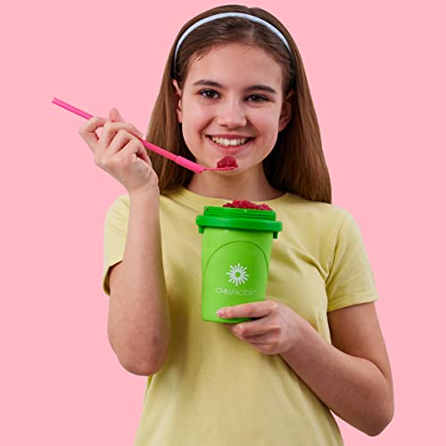 ChillFactor 07952 Watermelon Crush - Wiederverwendbarer, hausgemachter Quetschbecher, Slush-Maker, Küchenspielzeug, Rosa – Bild 7