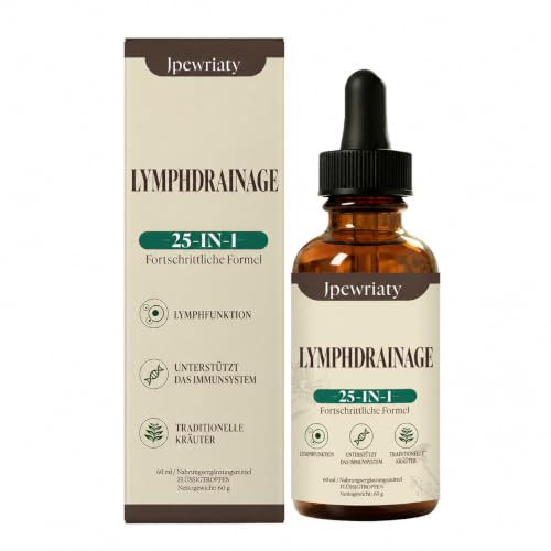 #VerdientProvisionen<br>Lymphdrainage Tropfen unterstützen Immunsystem Lymphsystem und die Lebergesundheit (60 ml)