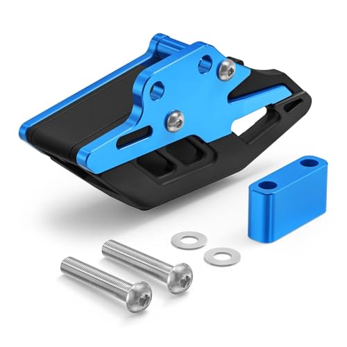 Garde chaîne moto bleu haute résistance pour quad Yamaha Banshee 350