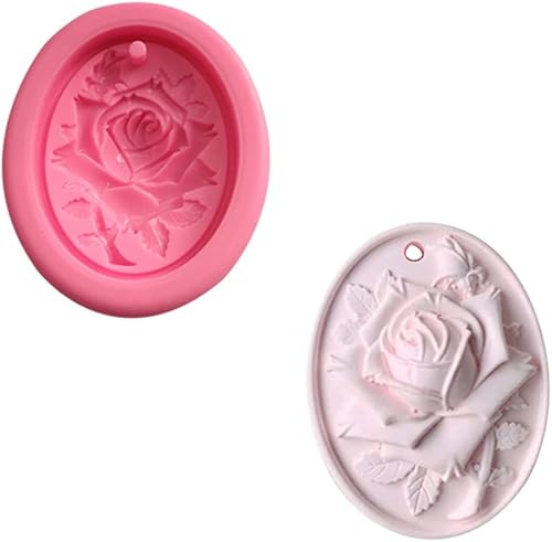 Fogun Molde de silicona para decoración de tartas de flores de rosas, molde de chocolate para pastelería, molde de helado, herramienta para hornear