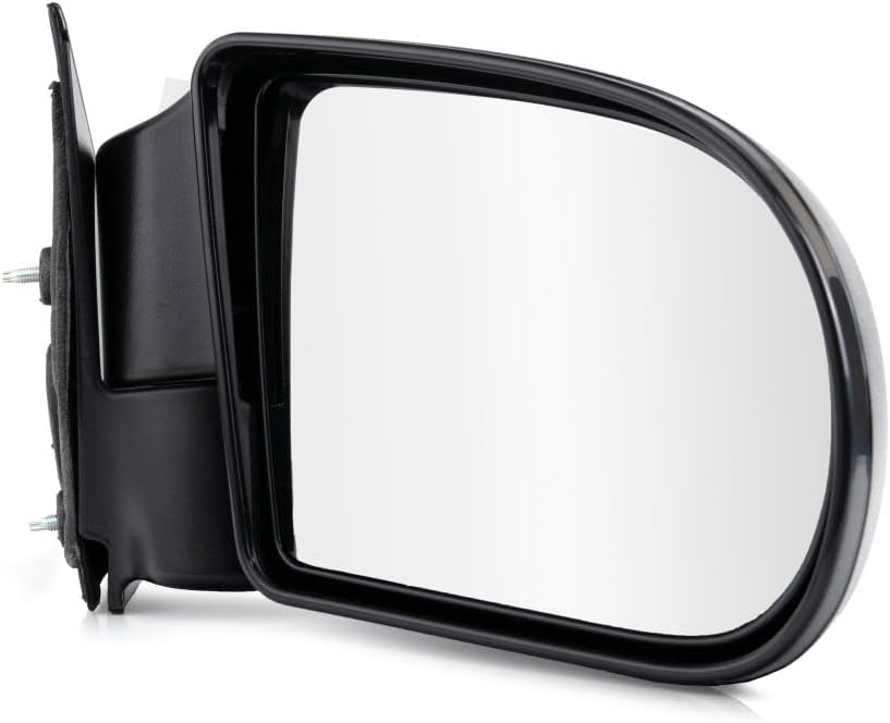 For Chevy S10 1998-2004 Door Mirror Passenger Side | Manual Below Eyeline | Textured | Standard/Extended/Crew Cab | Replacement For 15172864 | GM1321188