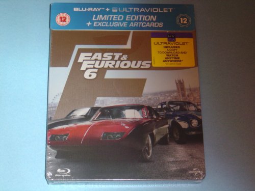 Fast and Furious 6 - Zavvi Exclusive Limited Edition Steelbook (Includes UltraViolet Copy and Exclusive Art Cards)