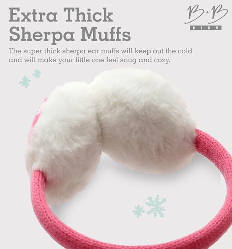 Image of Brook + Bay Kids Ear Muffs - Winter Animal Earmuffs - Cozy Ear Warmers