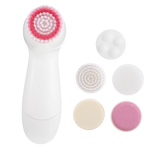 WRITWAA Cepillo Facial Instrumento De Limpieza Facial Exfoliante De Limpiador Facial Cepillo De Limpieza Facial Herramienta Suave Cepillo De Limpieza Facial Diaria Plástico