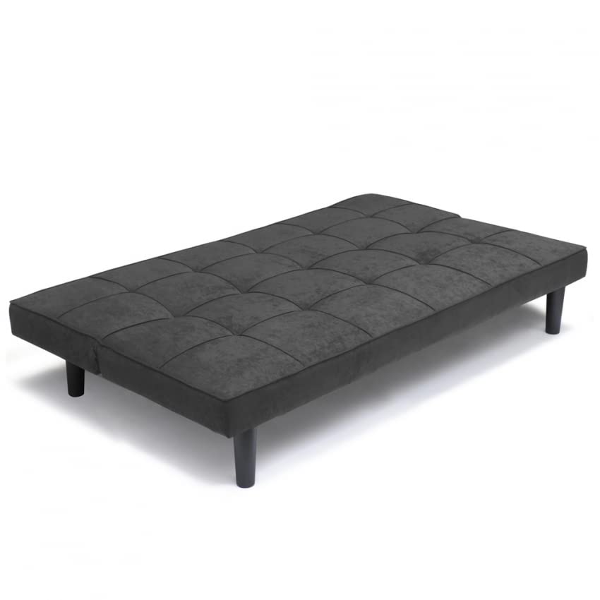 Produce Shop Sofá Cama Diseño En Tejido 2 Plazas para casa y Oficina Giada - Gris