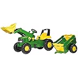 für Kinder von 3 - 8 Jahren Rolly Toys John Deere Junior inkl. Trailer