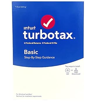 DVD-ROM TurboTax Basic 2019 Book