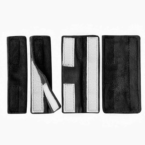 Image of 4 Pack Wuronsa Nasal Cannula Cushions, Soft Nasal Oxygen Covers, Soft Cannula Ear Protector for Oxygen Users, Prevent Indentations Irritated Cheek Skin, Prevent Ear Soreness (Black)