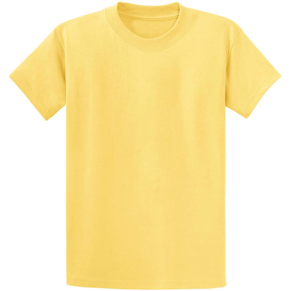 Joe's USA Men's Heavyweight Cotton T-Shirts in 60 Colors - Wholesale Bulk Tees in Sizes Small - 6XL and LT-4XLT