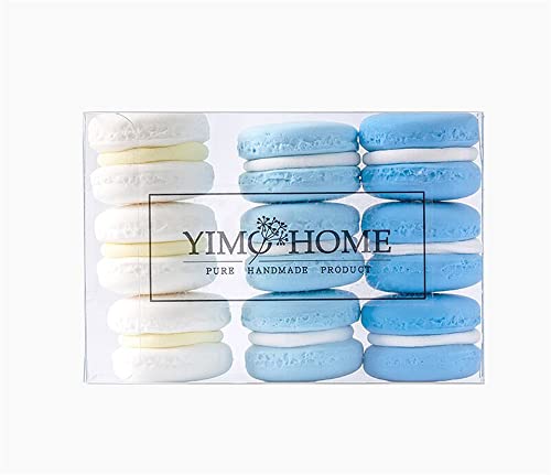 HOHOUNCSY 食品サンプル お菓子 マカロン 9個セット 本物そっくり 食べ物模型 食べ物デコレーション 食べ物モデル 食品の飾り おもちゃ おままごと 学校 行事 ケーキ屋さん 果物屋さんのディスプレイ などに最適 (3,大:直径約4.3-4.5C