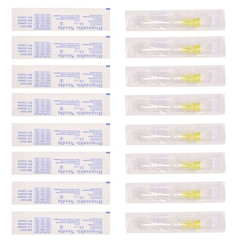 image for Ceomor 30 Gauge 1 Inch Needle: 100 Pcs Luer Lock Needles - Individuall