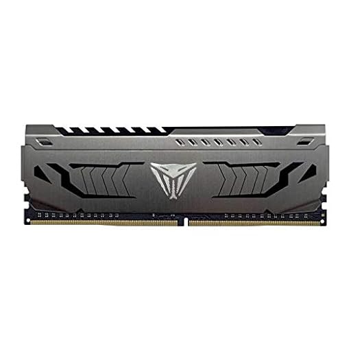 Patriot Memory Viper Steel Memoria Gamer DDR4 3200 8GB (1x8GB) CL16 Módulo de Memoria Alto Rendimiento Gris | Ya disponible en tu tienda friki favorita! En mundofriki.es!