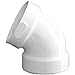 Genova Products 70915 1-1/2 DWV 60 DEG Elbow - Quantity 20