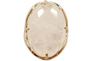 Natural Stone Adjustable Finger Rings - Embrace the Healing Power of Crystals