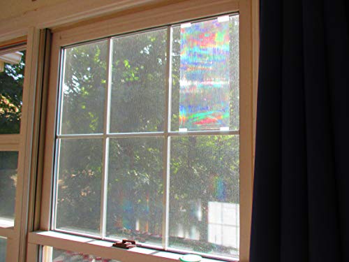 Image of Diffraction Grating Sheet - Do-it-Yourself Sun Catcher - Bring Rainbows Into Your Home