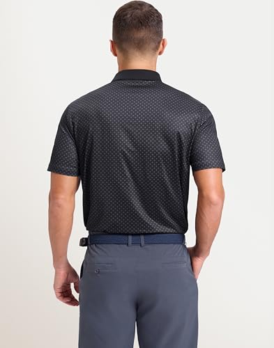 Image of Men's Golf Polo Shirts Dry Fit Performance Moisture Wicking Casual Print Golf Shirts for Men Breathable