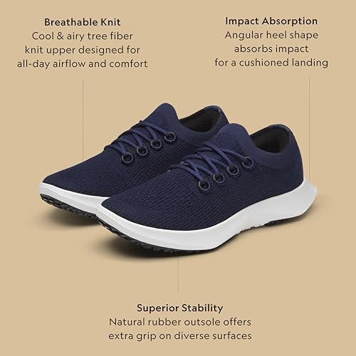 Image of Allbirds Men's Tree Dasher 2, Active Running & Walking Sneakers