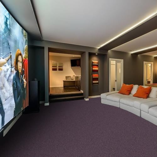 Image of FC Texture-2-Purple Carpet Luxurious Feel Floring for Residential, Commercial Office & Home and Sound Absorbing Durable Easy Clean Low Maintenance for High Traffic Areas